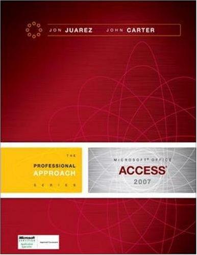 Microsoft Access 2007 : A Professional Approach By:Carter, John Eur:144,70 Ден2:2999