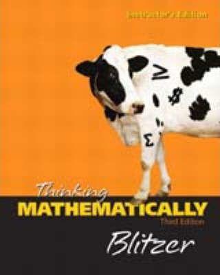 Thinking Mathematically By:Blitzer, Robert Eur:58,52  Ден3:3599