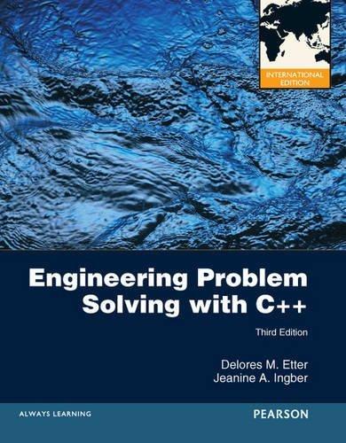 Engineering Problem Solving with C++ : International Edition By:Etter, Delores M. Eur:27,63 Ден2:4499