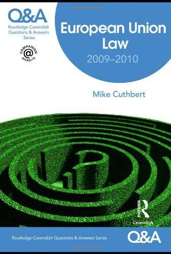 Q&A European Union Law 2009-2010 By:Cuthbert, Michael Eur:63,40 Ден1:1099