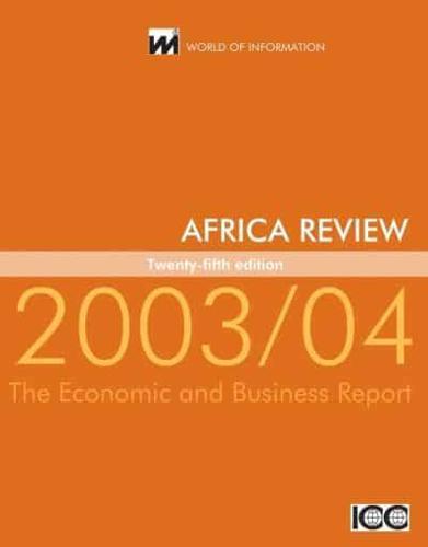 Africa Review 2003/04 By:World Of Information Eur:87,79 Ден1:799