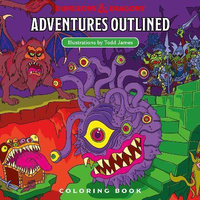 Dungeons & Dragons Adventures Outlined Coloring Book By:James, Todd Eur:4,86 Ден2:999