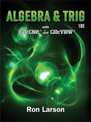 Algebra & Trigonometry By:Larson, Ron Eur:206,49 Ден1:14699