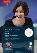 ACCA F4 Corporate and Business Law (English): Study Text By:Media, BPP Learning Eur:32,50 Ден1:350