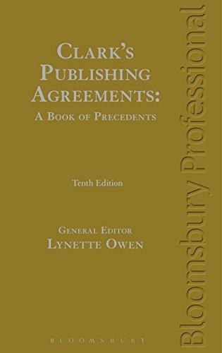 Clark's Publishing Agreements: A Book of Precedents By:Owen, Lynette Eur:343,07 Ден1:10199