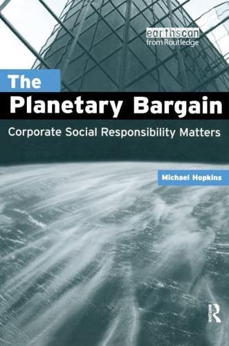 The Planetary Bargain: Corporate Social Responsibility Matters By:Michael Eur:39,01 Ден1:2499