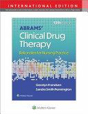 Abrams' Clinical Drug Therapy By:Frandsen, Geralyn Eur:81,28 Ден1:7199