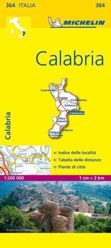 Calabria - Michelin Local Map 364 By:Michelin Eur:17,87 Ден2:399